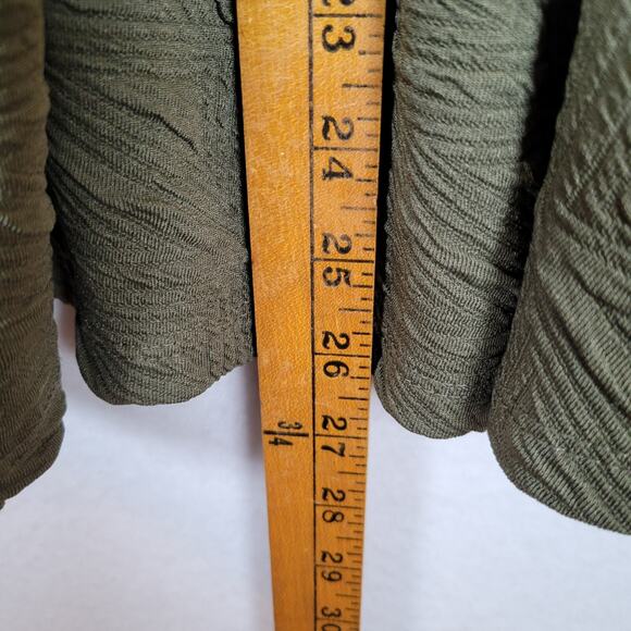 Free People Womens Violet Mini Dress Size Small Green Puff Sleeve Baby Doll Boho - Picture 9 of 9